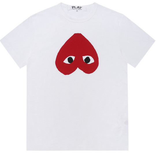 2026 Play comme des garcons CDG ใหม่เสื้อยืดคอกลมลายพรางผู้ชายและผู้หญิงลำลองแขนสั้น 0803