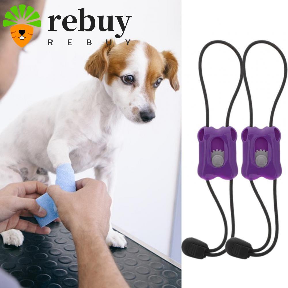REBUY สัตว์ Tourniquet แบบพกพาสําหรับสุนัขแมวยืดหยุ่นปรับพลาสติกฉุกเฉิน Tourniquet