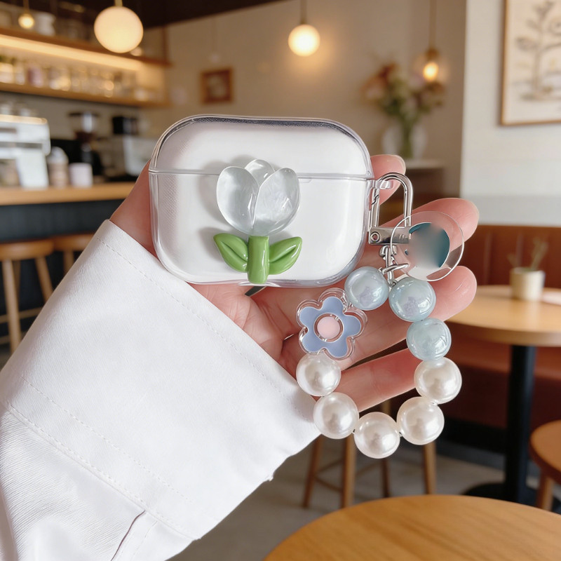 ดอกไม้จี้สําหรับ QCY MeloBuds Pro / arc buds lite/AilyBuds Pro เคสซิลิโคนหูฟังสําหรับ QCY AailyBudsP