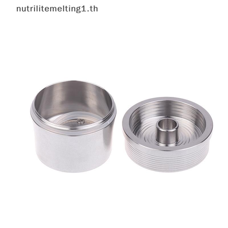 [NU] ICafilas สแตนเลสนํากลับมาใช้ใหม่ Illy กรองกาแฟ Tamper ชุดแคปซูลรีฟิล Pod Tamper สําหรับ ILLY X9