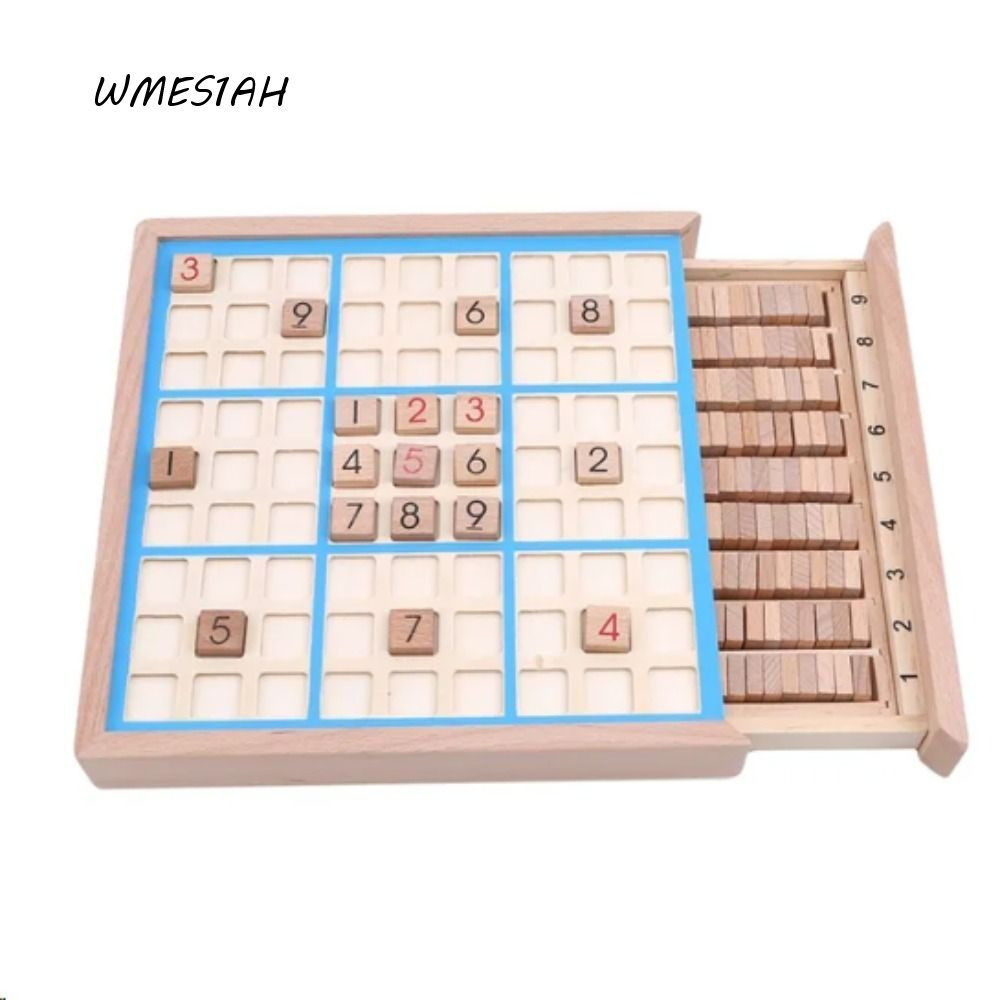 WMES1AH Sudoku Crosswords ของเล่น, Sudoku การศึกษาหมากรุก Sudoku, หมากฮอสตารางเกมพับหมายเลข Place เก