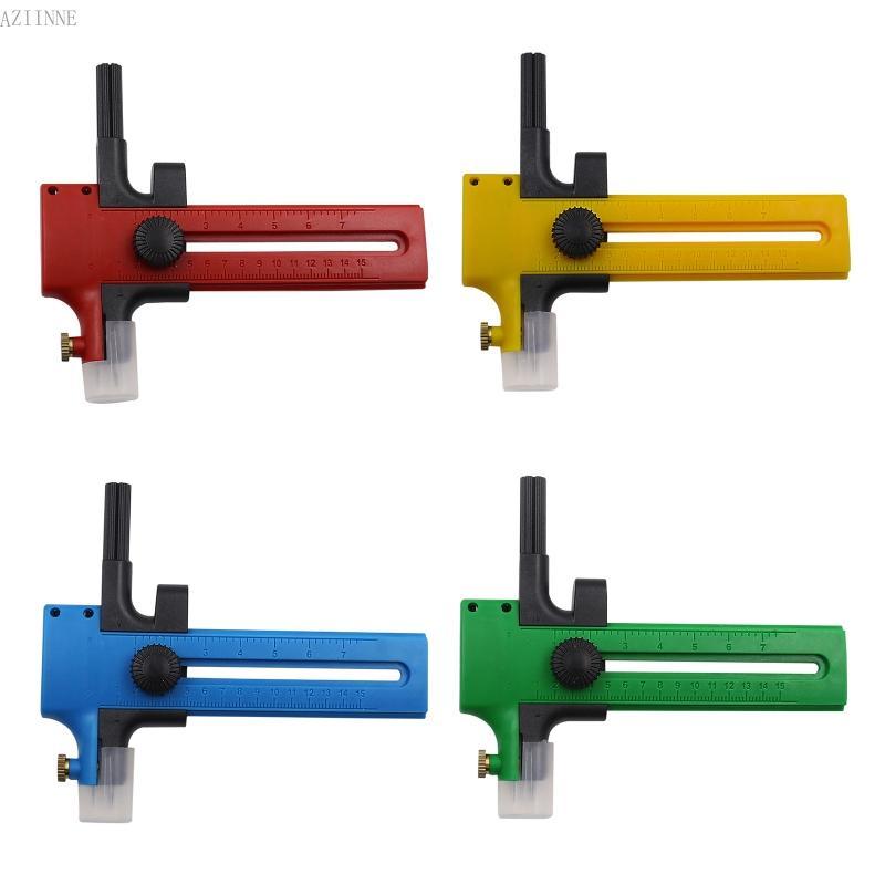 Aziin เข็มทิศเครื่องตัดวงกลมปรับวงกลมเครื่องตัดกระดาษโรตารี่กระดาษ Trimmer สําหรับเด็ก Scrapbooking การ์ดทํา Decora