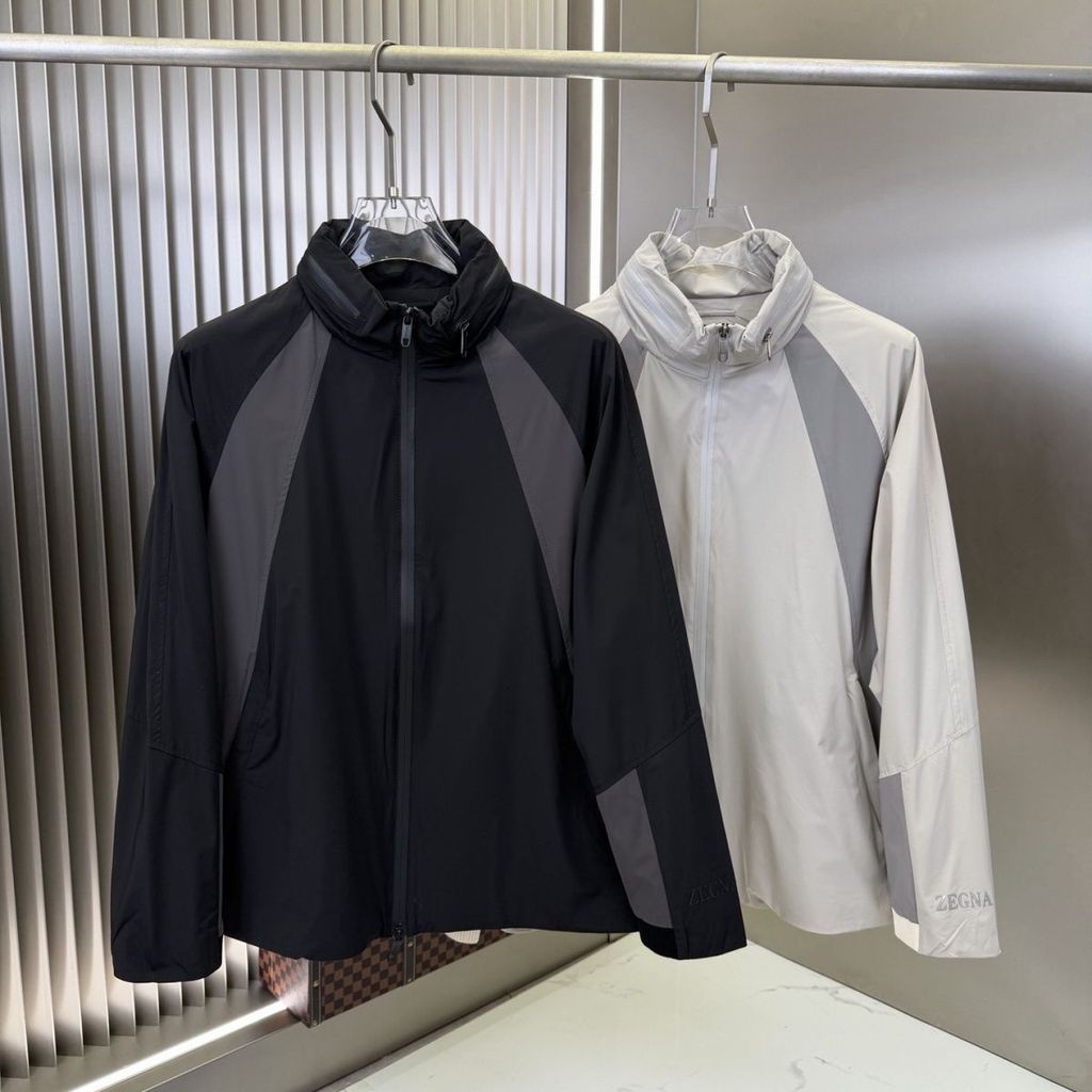 TZSY Zegna Men's Summer Sun Protection Outdoor Lightweight UV Breathable Sports Hooded Jacket