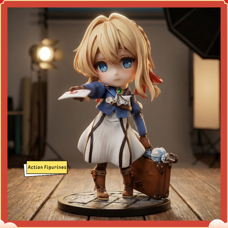 [สินค้าใหม่ขายดี] รุ่น Q-Violet Evergarden [เวอร์ชั่นคุณภาพสูง] นําเข้ารูปปั้นคุณภาพตุ๊กตา GK รุ่นอะ