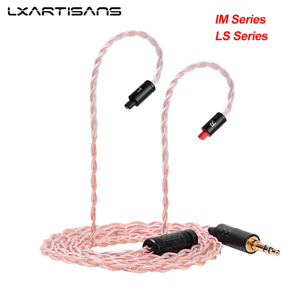 LXARTISANS QingLuan 224 Cores หูฟังอัพเกรดสายออกซิเจนฟรีทองแดงลวด IM/LS Series สําหรับ Audio-Technic