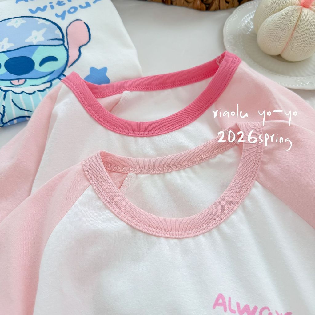 ชุดเสื้อยืดและกางเกงขาสั้นสำหรับเด็กSANRIO ลายคุโรมิ พิมพ์สีสดใส เหมาะสำหรับสวมใส่ในฤดูร้อน ราคา ถูกที่สุด ดีลบีเคเค แกลเลอรีภาพที่ 7