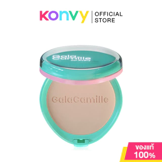 GALA CAMILLE Rolly Pop Soft Matte Foundation Powder SPF35 PA+++ 10g กาล่า กามิลเล่ โรลลี่ ป๊อป แป้งพัฟผสมรองพื้น.