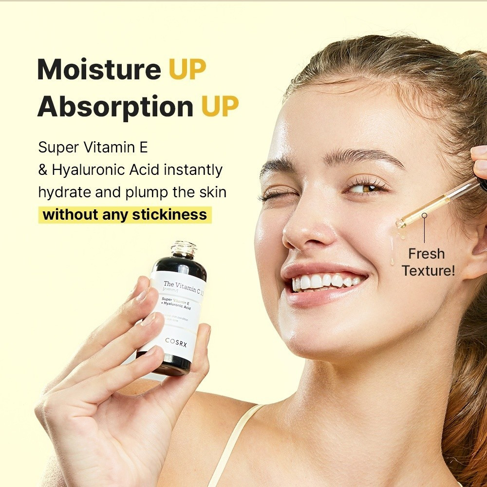 [COSRX] วิตามินซีบริสุทธิ์ 13%, Daily Mild Brightening Serum 20ml, น้ําหนักเบา, ซึมซาบเร็ว, ให้ความชุ่มชื้น, สารต้านอนุมูลอิสระอันทรงพลัง ราคา ถูกที่สุด ดีลบีเคเค แกลเลอรีภาพที่ 5