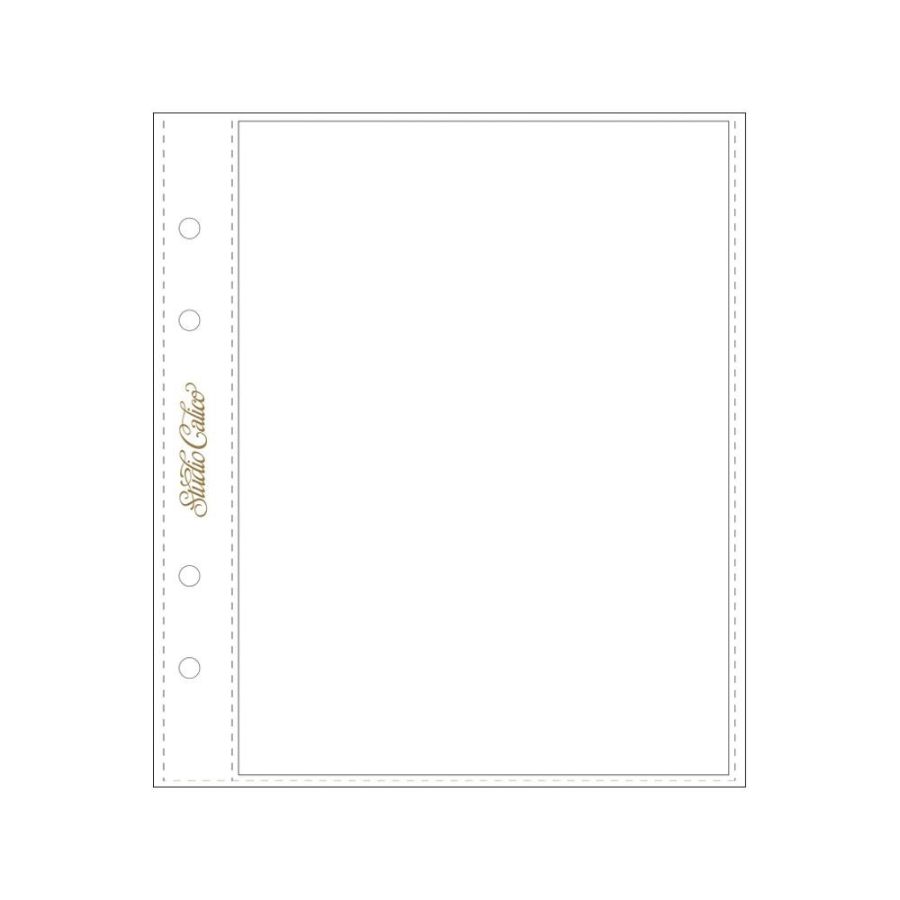 Studio Calico Handbook Made In A Snap Page Protectors 6X8 6/Pkg - 1 Pocket