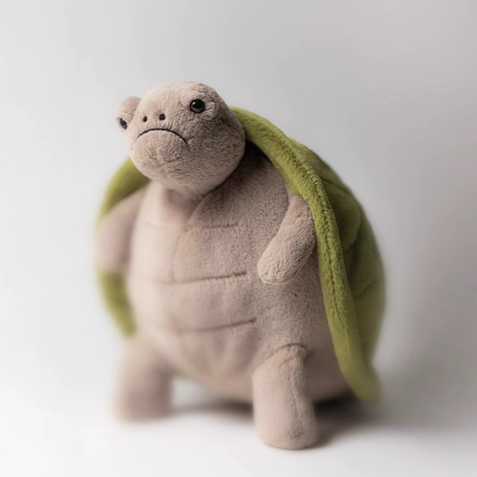 British Timi Turtle Baby Comforting Doll ตุ๊กตาของขวัญ Ragdoll น่ารักสําหรับเด็กผู้หญิง