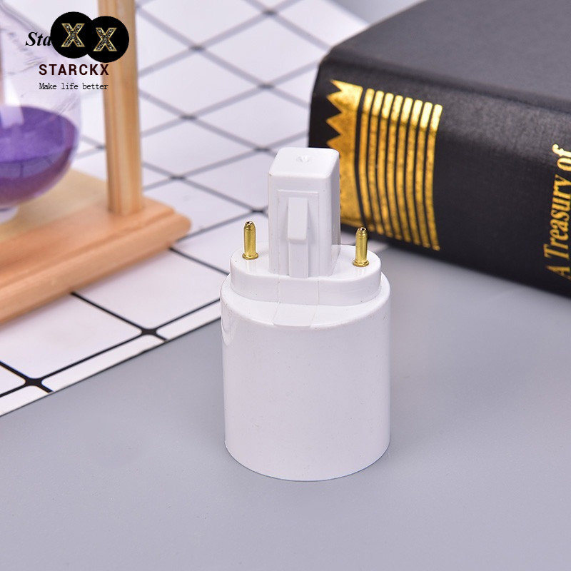 ตัวแปลงซ็อกเก็ต StarckX G23 ถึง E27/E26 - อะแดปเตอร์หลอดไฟ LED สําหรับโคมไฟปลั๊กอิน G23, เปลี่ยนที่ย