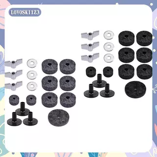 [lovoski1z3] เครื่องซักผ้า Cymbal Felts ทดแทน Cymbal Washer, Wing Nuts, อุปกรณ์สําหรับ