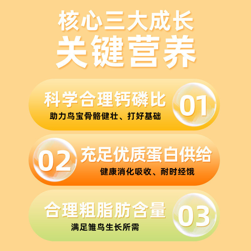 นมผงนกแก้ว Tiger Skin Peony Young Bird Food Xuanfeng Hand-raising Bird Feed Young Bird Nutrition นมผ