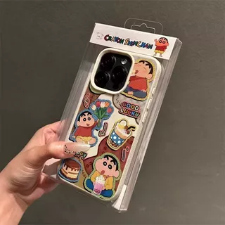 เคสโทรศัพท์ลายน่ารักการ์ตูนชินจังกินอาหาร Phone Case for 16 11 15 14 13 12 12promax 13promax 14plus 15plus