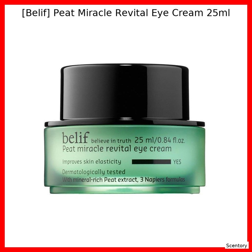 [Belif] Peat Miracle Revital Eye Cream 25ml / Rejuvenating, Hydrat by Scentory