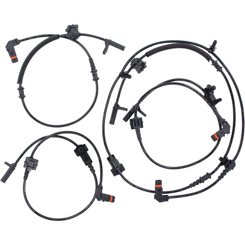 MOTOKU เซ็นเซอร์ ABS ด้านหน้าและด้านหลังสําหรับ Chrysler 300 RWD Dodge Charger RWD 2006-2010, Challe