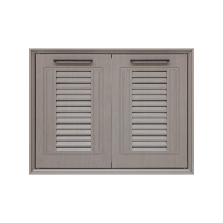 CLOSE บานซิงค์คู่ ABS ขนาด 86x66 ซม. VICTORIA สีปาล์มโอ๊ค ถู…