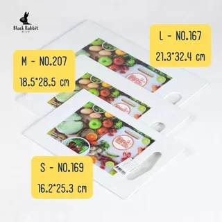 เขียงพลาสติกขนาด S, M, L (No,169, No.207, No167)