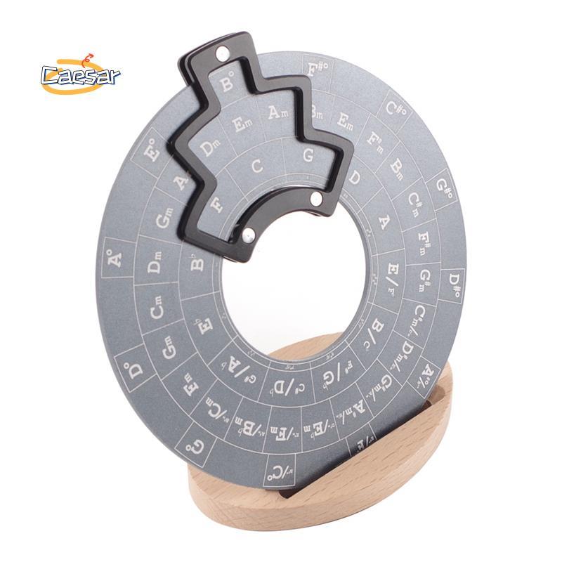 caesarA8Guitar Music Disc Circle of Fifths, Circle of Fifths Wheel Melody Tool Chord Wheel