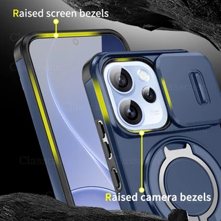 OPPO Reno15 FปลอกสําหรับOPPO Reno 15 16 F Reno15F 15ProMax 15ProMini 16F 16ProPushกล้องกันกระแทกแหวนเกราะเคสโทรศัพท์วงเล็บโลหะStentปลอกฮาร์ดปกหลัง