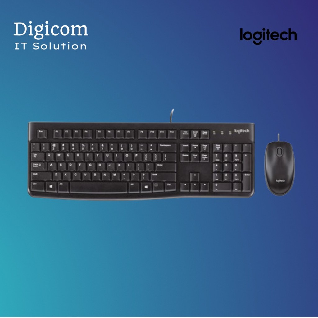 LOGITECH MK120 คีย์บอร์ดไร้สาย + เมาส์