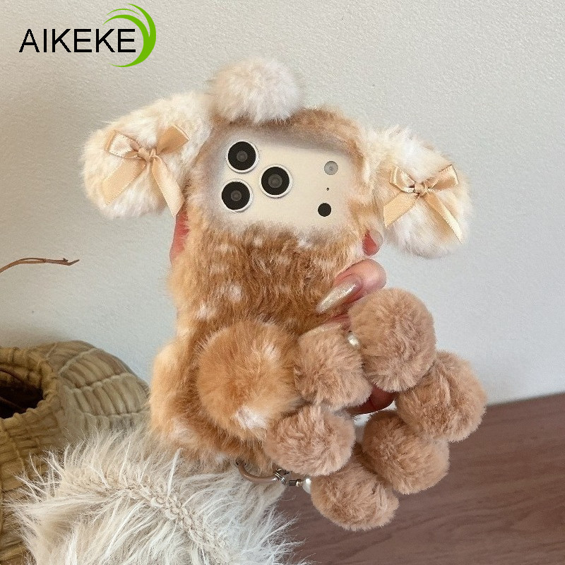 Luxury Deer Dotตุ๊กตากระต่ายเคสโทรศัพท์สําหรับRealme GT8 Pro GT7 GT7T GT6 GT6T GT5 GT3 240W GT2 GT M