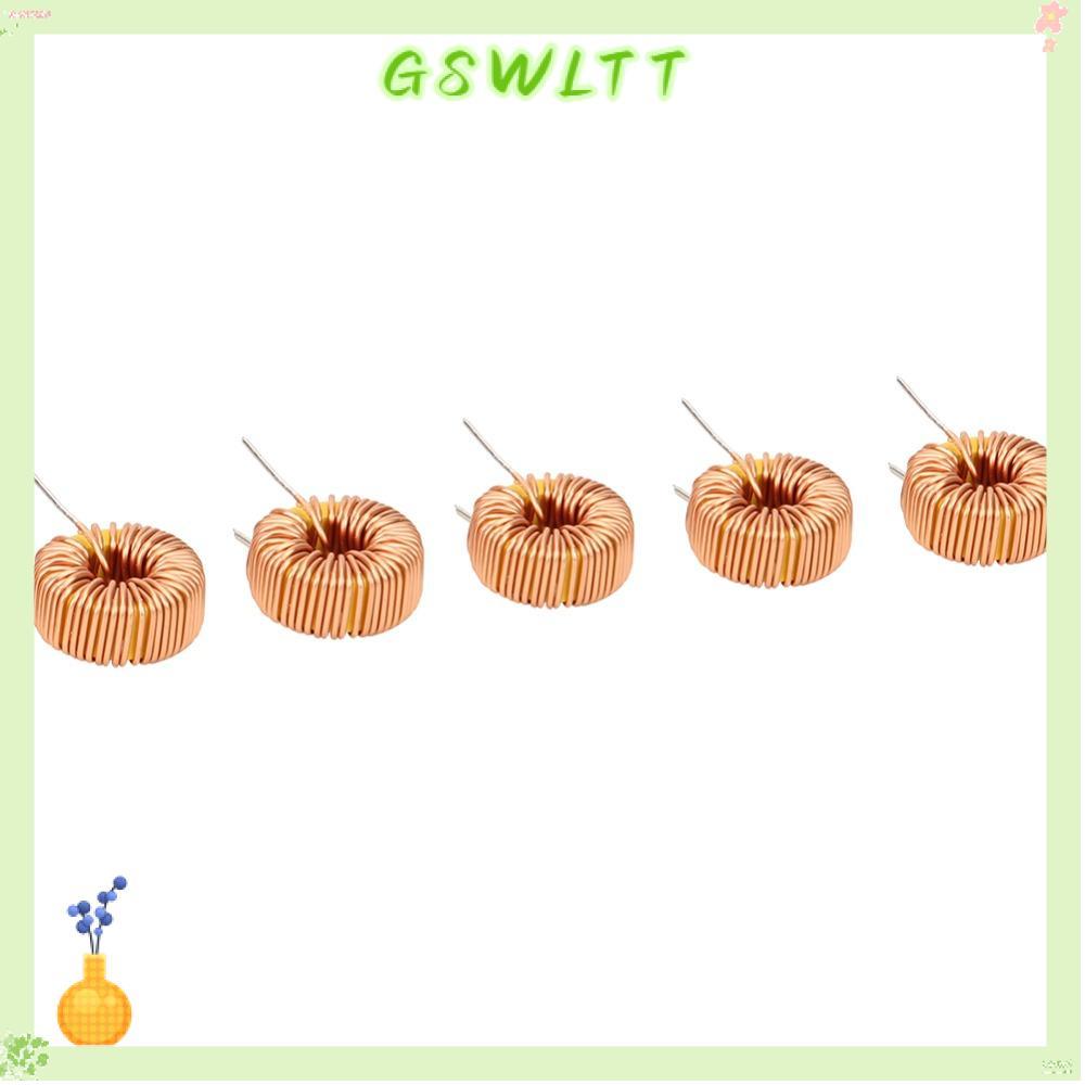 GSWLTT 20PCS Toroid Inductor ลวด, 0.6 มม.แนวตั้ง Toroid Toroidal Inductor, ความต้านทานต่ํา 100UH Tor
