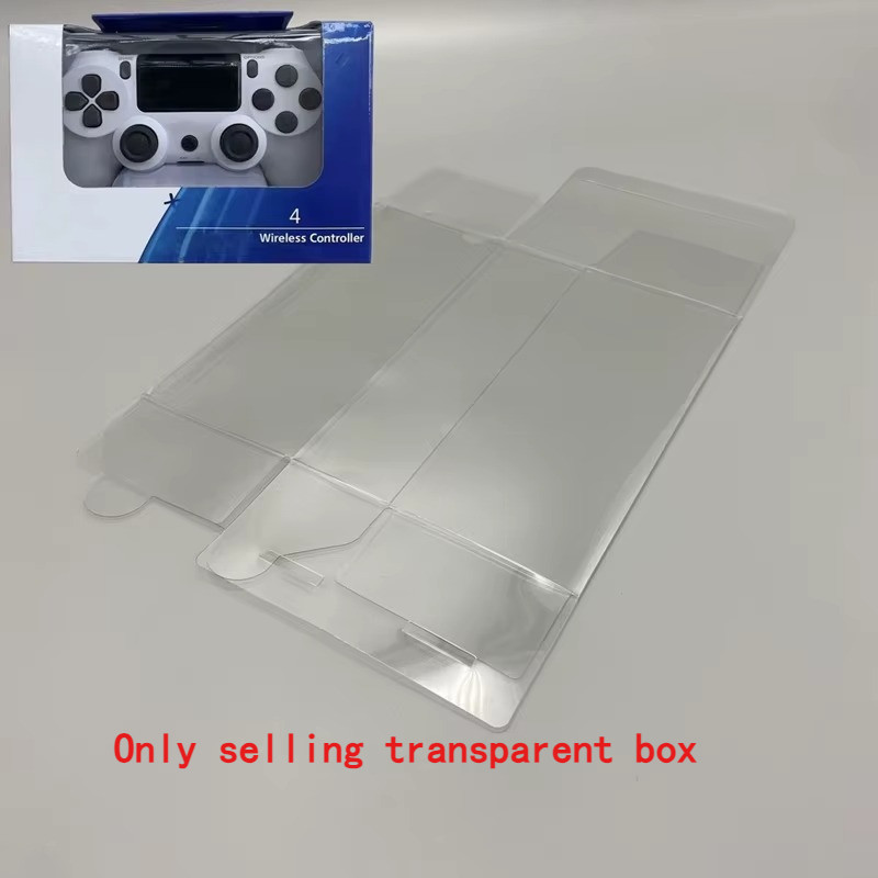 โปร่งใสกล่องใสสําหรับ PS4 คอนโทรลเลอร์ไร้สาย CN HK JP Edition PET พลาสติกกล่องแสดงการจัดเก็บ