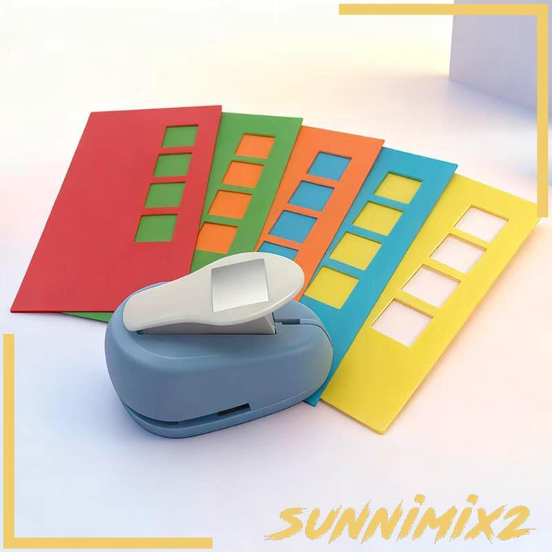 [Sunnimix2] Tab Punch Square Punch Craft Lever Punch Paper Punch Square Lever Action Craft Punch Fea