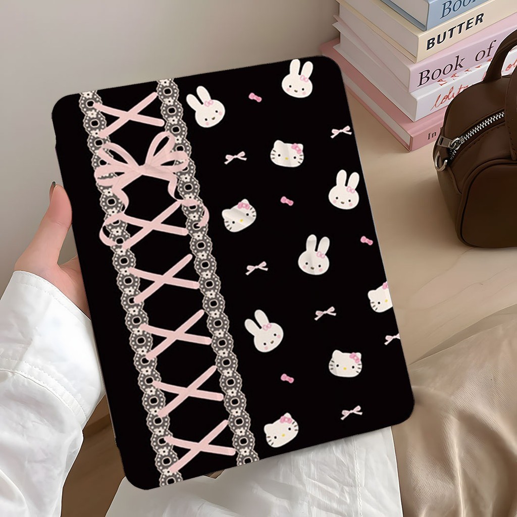 Miffy Rabbit iPad 7/8/9 รุ่น A16 เคส Apple Pro 11 นิ้ว Mini 7 แท็บเล็ต Air 6 ฝาครอบป้องกัน
