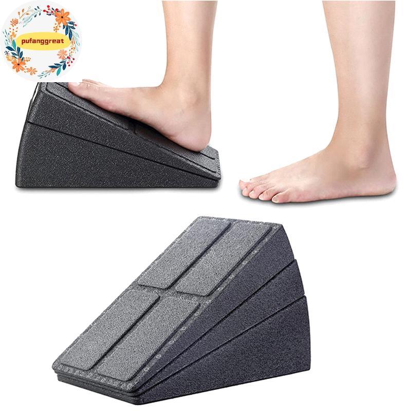 Pufanggreat 3pcs Squat Wedge Blo ปรับลื่น Squat Ramp Deadlift Wedge Calf Stretcher Slant Board Stren