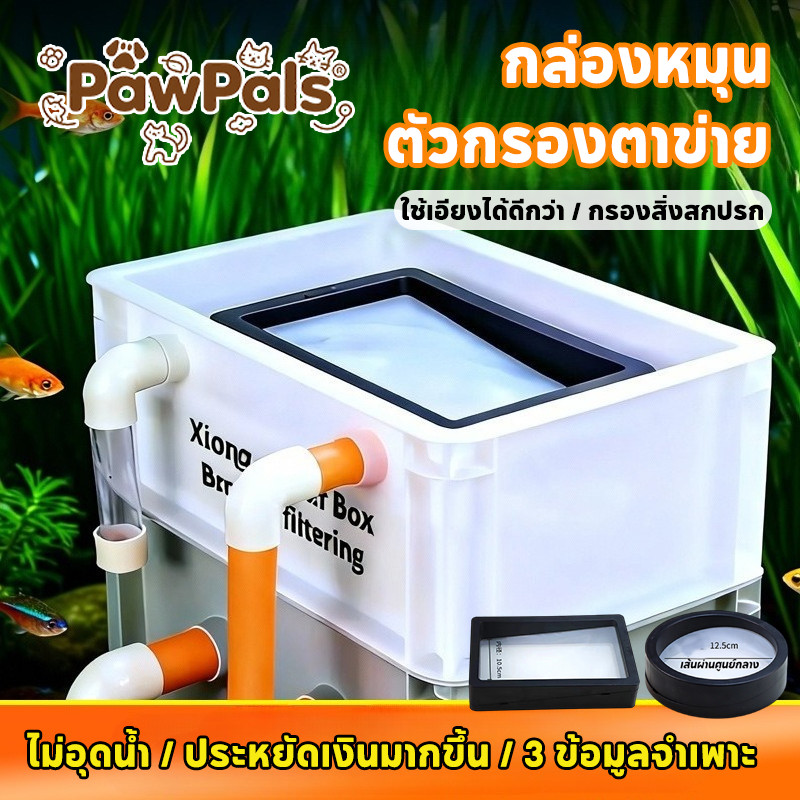 NEW แผ่นกรองขี้ปลา ตะแกรงกรองขี้ปลา รุ่นพอใจ และ สำหรับบ่อปลาบอลลูน จากบ้านปลาคาร์ฟอุทัยธานี กล่องกรองตู้ปลา