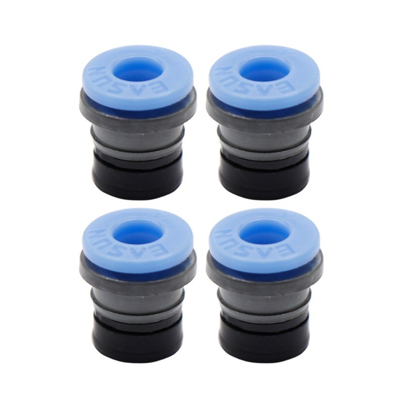 4/2PCS Bowden ECAS04 3D ชิ้นส่วนเครื่องพิมพ์ EXTRUDER ฝัง Collet คลิปสําหรับ Extruder Embeddable หลอด Ptfe หลอดสีฟ้า