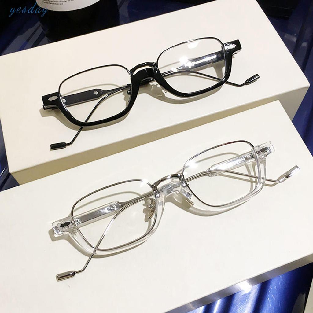 แว่นตากันแดด Vintage Half Frame กันแสงUV ออกแบบมาเพื่อให้มุมมองที่ชัดเจนและลดความเมื่อยล้าของสายตา เหมาะสำหรับการใช้งานในงานปาร์ตี้หรือคลับยามค่ำคืน