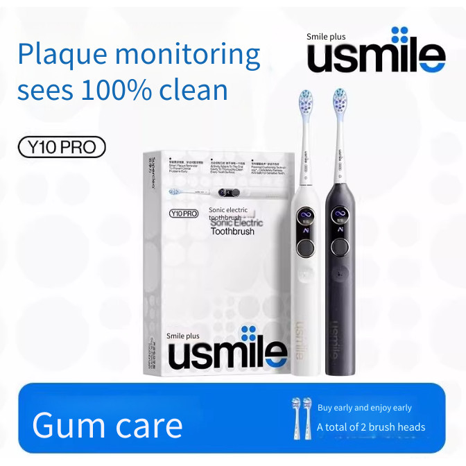 Usmile Y10 Pro Sonic แปรงสีฟันไฟฟ้าระบบเซนเซอร์ทําความสะอาด