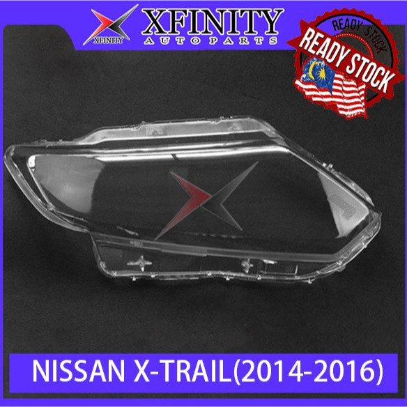 NISSAN X-TRAIL / XTRAIL 14 15 16 HEADLAMP COVER / HEADLIGHT COVER / HEADLAMP LEN-Sauto parts ของแต่ง