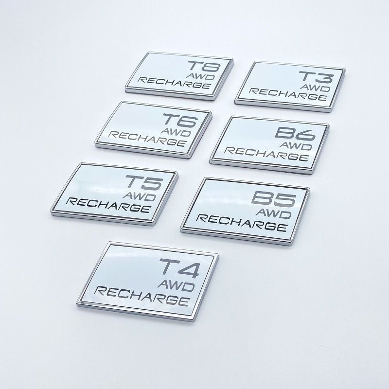 ใช้ได้กับ Volvo XC90XC60 XC40 ด้านหลังดัดแปลงโล่ติดฉลาก B5 B6 T3 T5 T4 T6 T8 ส่วนบุคคล badge trunk ส