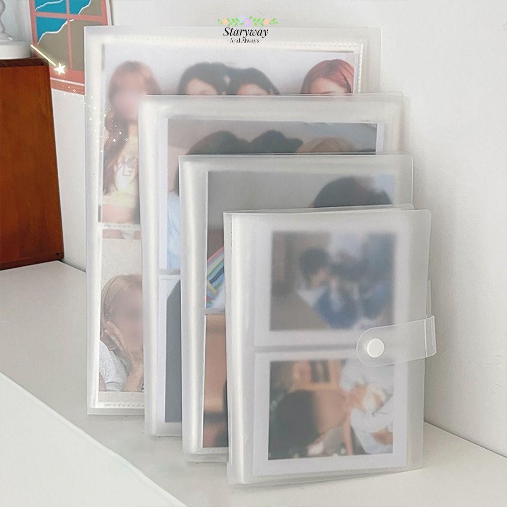 ที่ใส่การ์ดรูปภาพ สตาร์ไซเวย์, อัลบั้มรูปใส พีวีซี, 3/4/5/6 นิ้ว 80/160 ช่องรวบรวมหนังสือ โฟโต้การ์ด ผู้ถือ ไอดอล ดาว