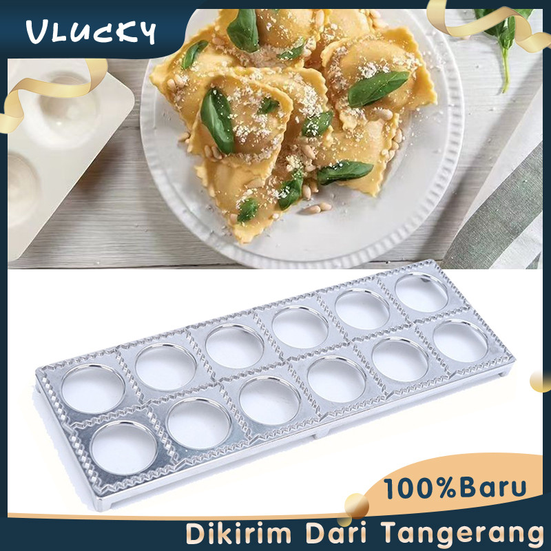 12 Hole Maker Ravioli DIY Ravioli แม่พิมพ์ Dumpling Ravioli Board Dumpling Make เครื่องมือ
