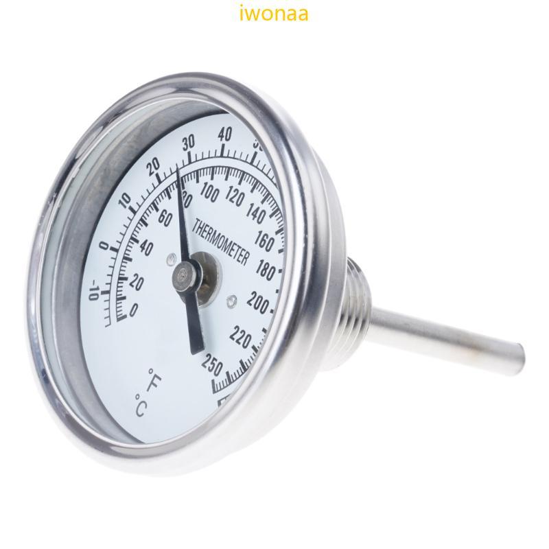 Iwo Bimetal BBQ Smoker Grill เครื่องวัดอุณหภูมิเครื่องมือทําอาหารในครัว