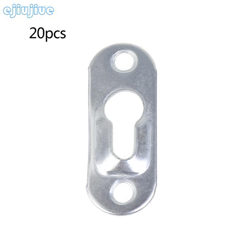 Cc 20 ชิ้นสําหรับ Key Hole Hanger พร้อมสล็อต Single Keyhole Picture Hanger Fasteners Brac