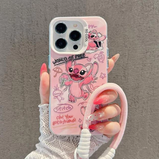 【Stitch phone case】รองรับทุกรุ่น iPhone 16/15/14/13/12/11/XS Max/XR/XS/X/7 Plus เคสโทรศัพท์สติช