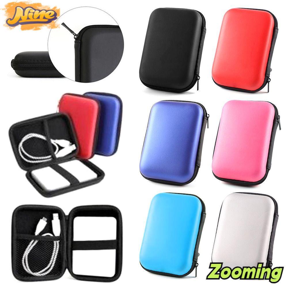 Zooming ฮาร์ดดิสก์ไดรฟ์กระเป๋าพกพาพกพาที่เก็บสายเคเบิล 2.5