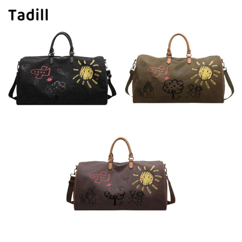 [negjsg] Travel Duffle Bag Sports Gym Bag Stylish Multifunctional Pouch Tote Bag