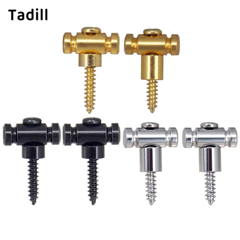 [negjsg] 2x กีตาร์ไฟฟ้า Tailpiece กีตาร์รอก String Tree คุณภาพสูงคลาสสิก
