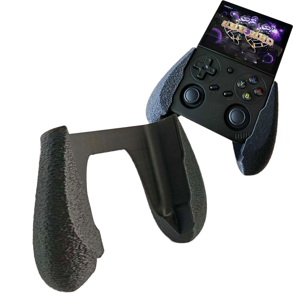 3D การพิมพ์ Grip Stand Holder เปลือกป้องกันสําหรับ Anbernic RG35xx Pro คอนโซลเกมมือถือ, Custom Fit C