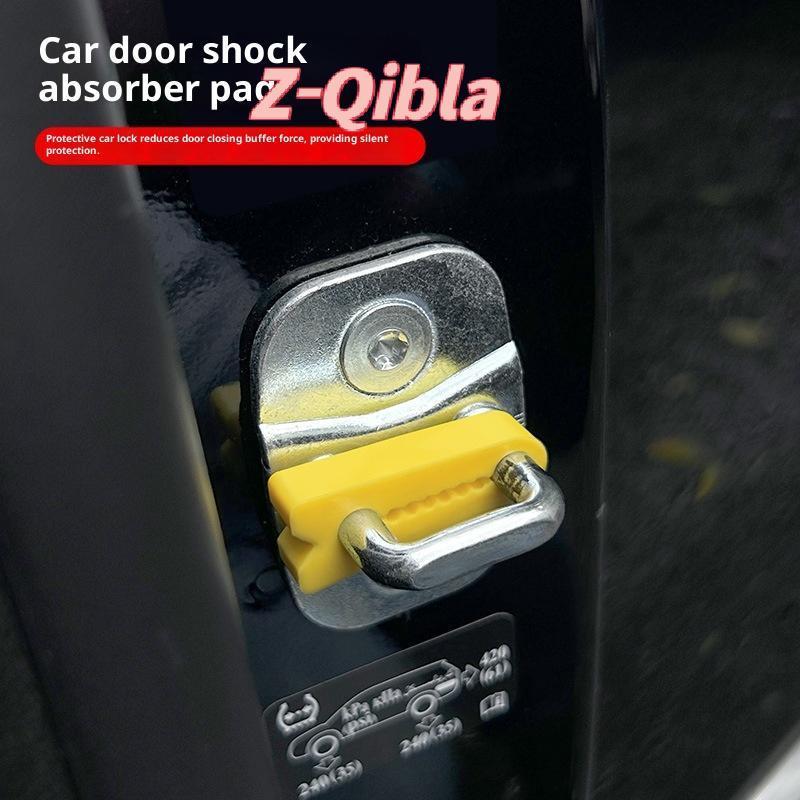 [Z-Qibla-t] 4 ชิ้น Auto Door Lo Damper บัฟเฟอร์ Deadener Sho-Absorbing Damping Protector ลดเสียงสําห