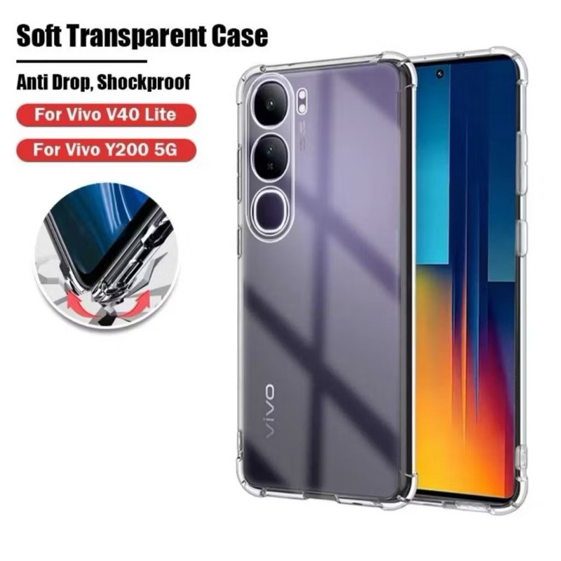 🇹🇭 case Y200 (5g) / V40lite เคสใสกันกระแทก กันกล้อง สินค้าพร้อมจัดส่งในไทย