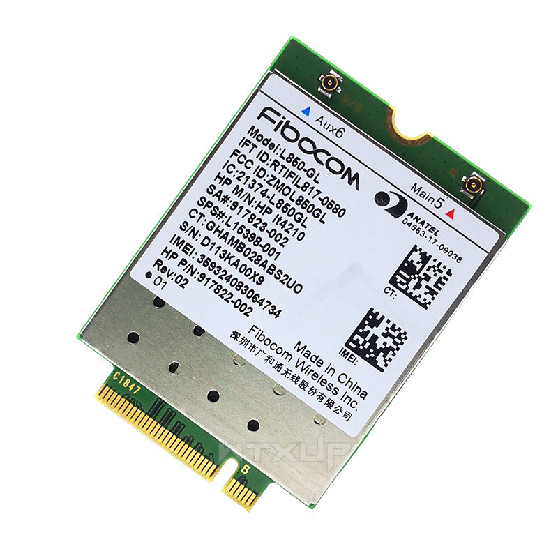 Fibocom L850-GL LT4210 4G LTE เน็ตคอมเต็ม917823 แรงม้า840 850 430 440