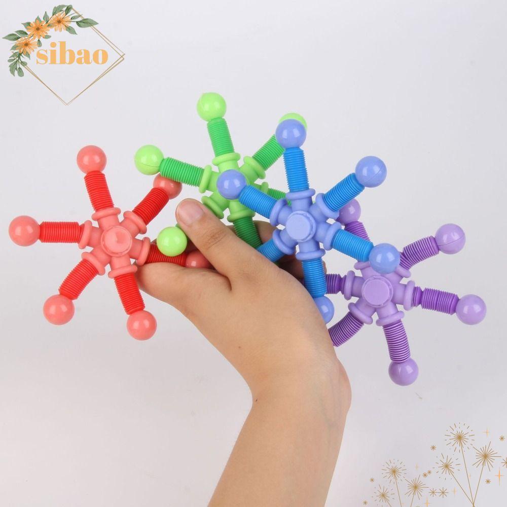 SIBAO Telescopic Tube Gyroscope, Creative พลาสติก Fidget Spinner ของเล่น, Transformable Pop Tube Sen